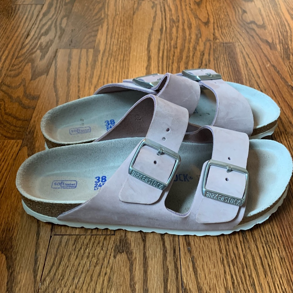 Lilac Birkenstocks (Arizona size 38)